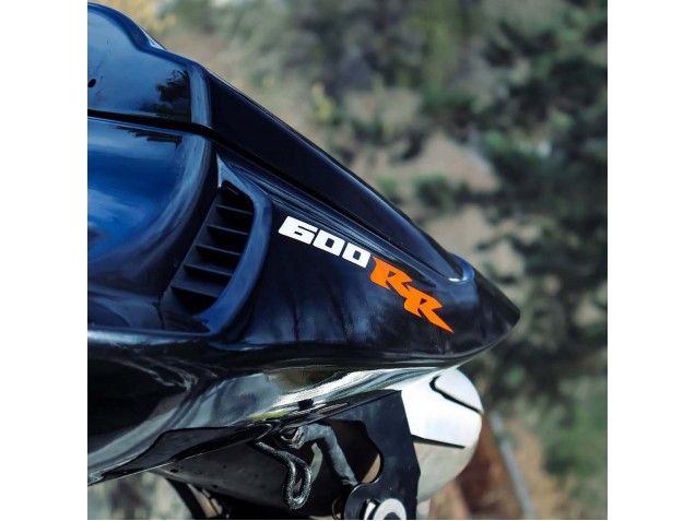 Mejores Carenados Moto Honda CBR600RR 2003-2004 - Azul Oscuro Negro Brillante