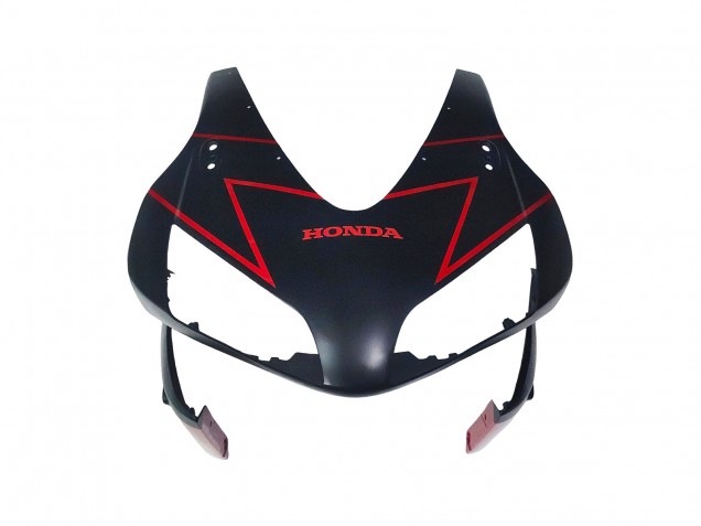 Mejores Carenados Moto Honda CBR600RR 2003-2004 - Rojo Negro Brillante Negro Mate