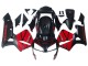 Mejores Carenados Moto Honda CBR600RR 2003-2004 - Rojo Negro Brillante Negro Mate