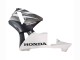 Mejores Carenados Moto Honda CBR600RR 2003-2004 - Blanco Negro Mate Carrera