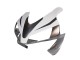 Mejores Carenados Moto Honda CBR600RR 2003-2004 - Blanco Negro Mate Carrera