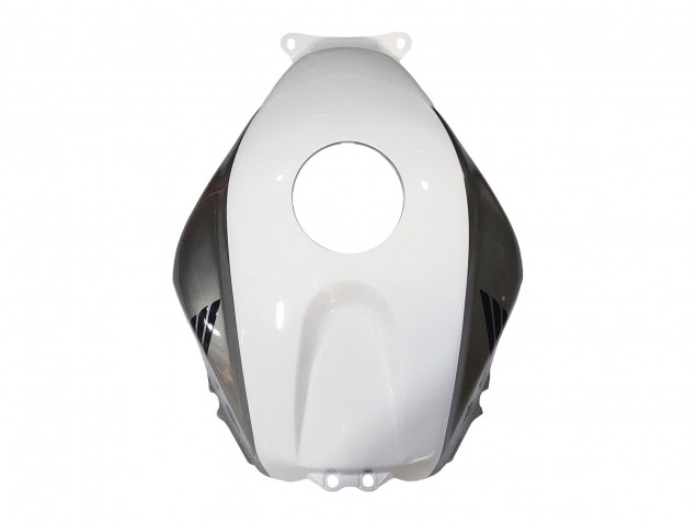 Mejores Carenados Moto Honda CBR600RR 2003-2004 - Blanco Negro Mate Carrera