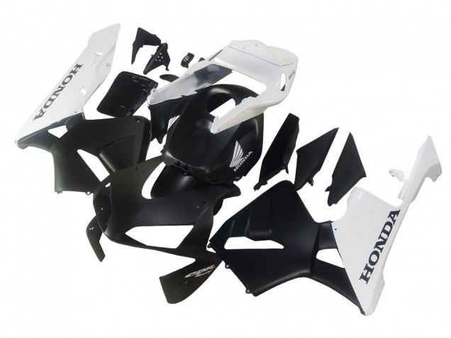 Mejores Carenados Moto Honda CBR600RR 2003-2004 - Blanco Negro Mate