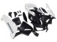 Mejores Carenados Moto Honda CBR600RR 2003-2004 - Blanco Negro Mate