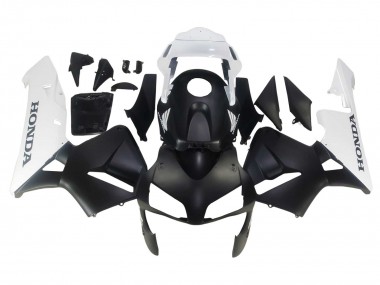Mejores Carenados Moto Honda CBR600RR 2003-2004 - Blanco Negro Mate