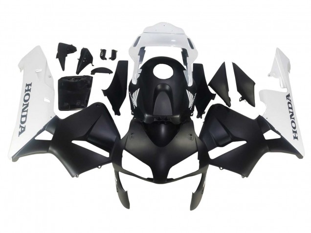 Mejores Carenados Moto Honda CBR600RR 2003-2004 - Blanco Negro Mate