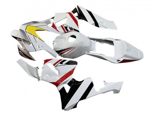 Mejores Carenados Moto Honda CBR600RR 2003-2004 - Blanco Rojo Amarillo Negro