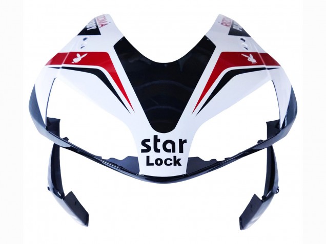 Mejores Carenados Moto Honda CBR600RR 2003-2004 - Blanco Rojo Negro Brillante DENSO Rimont