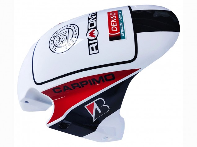 Mejores Carenados Moto Honda CBR600RR 2003-2004 - Blanco Rojo Negro Brillante DENSO Rimont