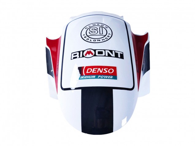 Mejores Carenados Moto Honda CBR600RR 2003-2004 - Blanco Rojo Negro Brillante DENSO Rimont