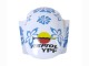 Mejores Carenados Moto Honda CBR600RR 2003-2004 - Blanco Azul Rojo Nastro Azzurro 46