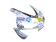 Mejores Carenados Moto Honda CBR600RR 2003-2004 - Blanco Azul Rojo Nastro Azzurro 46