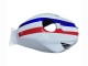 Mejores Carenados Moto Honda CBR600RR 2003-2004 - Blanco Rojo Azul