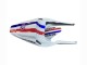 Mejores Carenados Moto Honda CBR600RR 2003-2004 - Blanco Rojo Azul