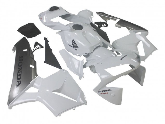 Mejores Carenado Moto Honda CBR600RR 2003-2004 - Plata Blanco
