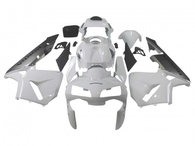 Mejores Carenado Moto Honda CBR600RR 2003-2004 - Plata Blanco