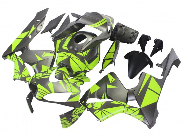 Mejores Carenados Moto Honda CBR600RR 2003-2004 - Amarillo Negro Mate