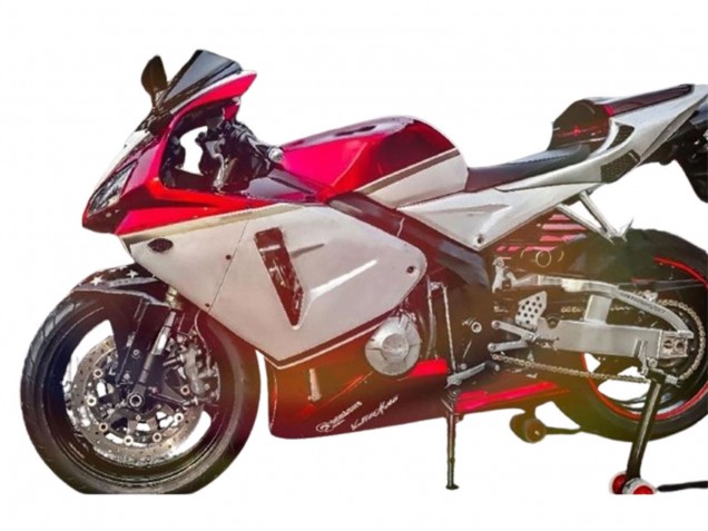 Mejores Kits Carenado Moto Honda CBR600RR 2005-2006 - Rojo Blanco Negro