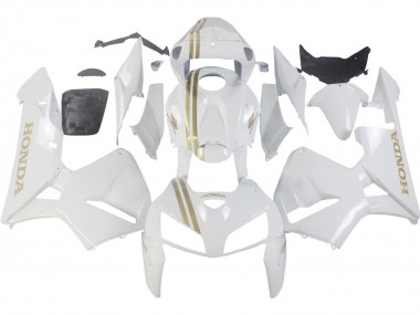 Mejores Carenados Moto Honda CBR600RR 2005-2006 - Blanco Oro