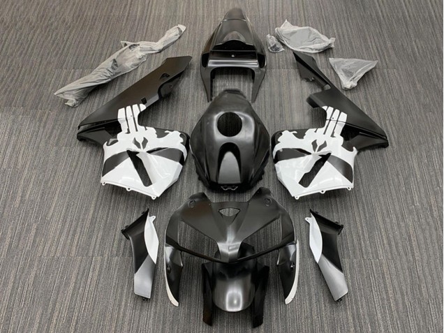 Mejores Kits Carenado Moto Honda CBR600RR 2005-2006 - Negro Blanco