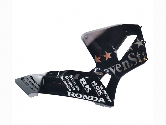 Mejores Carenados Moto Honda CBR600RR 2005-2006 - Negro Plata SevenStars