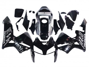 Mejores Carenados Moto Honda CBR600RR 2005-2006 - Negro Plata SevenStars