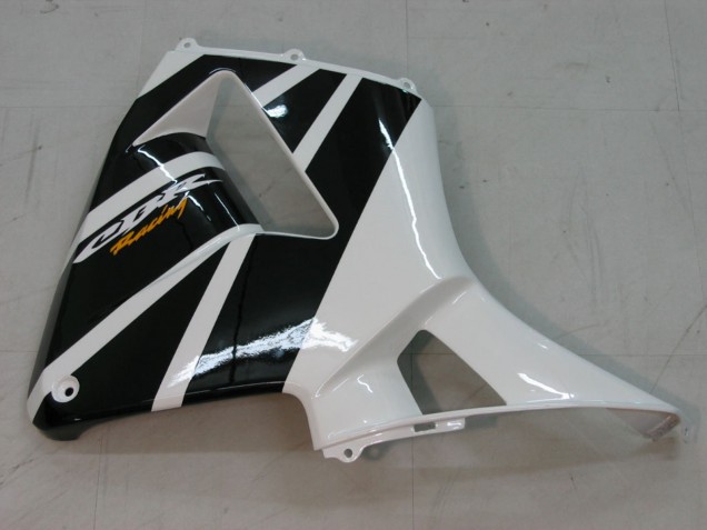 Mejores Carenados Moto Honda CBR600RR 2005-2006 - Negro Blanco Carrera