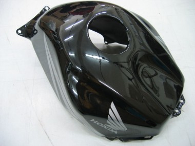 Mejores Carenados Moto Honda CBR600RR 2005-2006 - Negro Brillante Gris Llama
