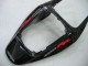 Mejores Carenados Moto Honda CBR600RR 2005-2006 - Negro Brillante Gris Llama