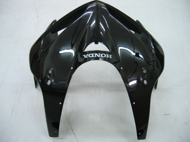 Mejores Carenados Moto Honda CBR600RR 2005-2006 - Negro Brillante Gris Llama