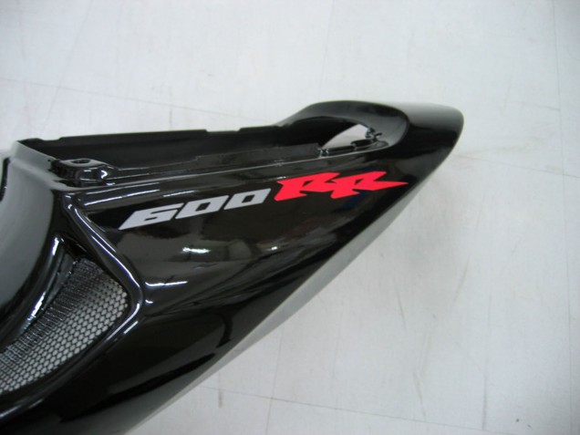 Mejores Carenados Moto Honda CBR600RR 2005-2006 - Negro Brillante Gris Llama