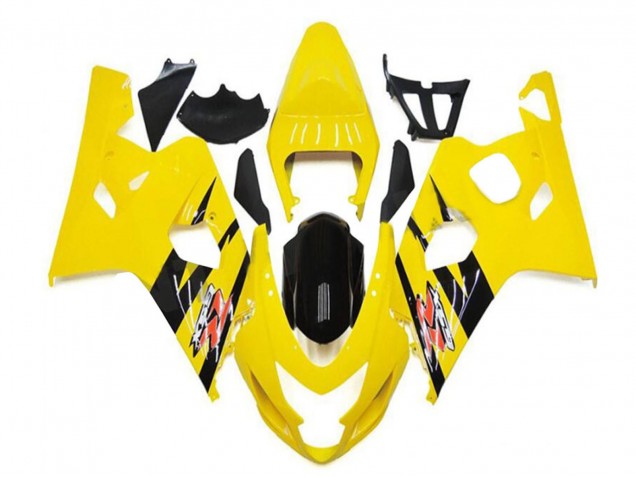 Mejores Carenados Moto Suzuki GSXR 600/750 2004-2005 - Amarillo Negro Brillante
