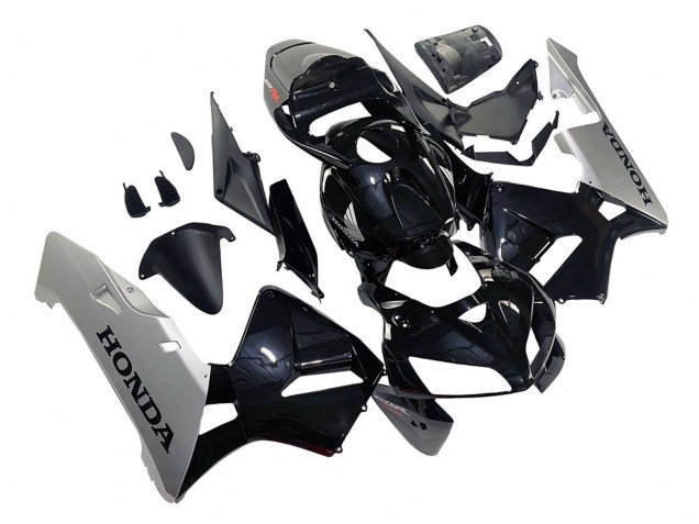 Mejores Carenado Moto Honda CBR600RR 2005-2006 - Negro Plata