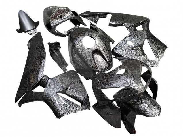 Mejores Carenados Moto Honda CBR600RR 2005-2006 - Negro Falsificado FibraCarbono