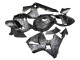 Mejores Carenados Moto Honda CBR600RR 2005-2006 - Negro Falsificado FibraCarbono