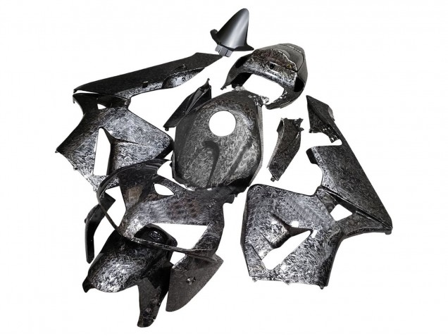Mejores Carenados Moto Honda CBR600RR 2005-2006 - Negro Falsificado FibraCarbono