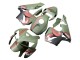 Mejores Carenados Moto Honda CBR600RR 2005-2006 - Verde Rojo Tiburón