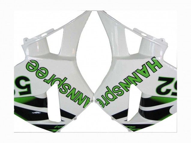 Mejores Carenados Moto Honda CBR600RR 2005-2006 - Verde Blanco Negro hannspree 52