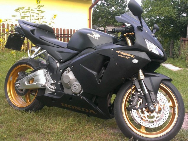 Mejores Carenados Moto Honda CBR600RR 2005-2006 - Negro Mate