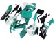 Mejores Carenados Moto Honda CBR600RR 2005-2006 - Verde Claro Blanco Negro Brillante Joe Rocket