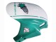 Mejores Carenados Moto Honda CBR600RR 2005-2006 - Verde Claro Blanco Negro Brillante Joe Rocket