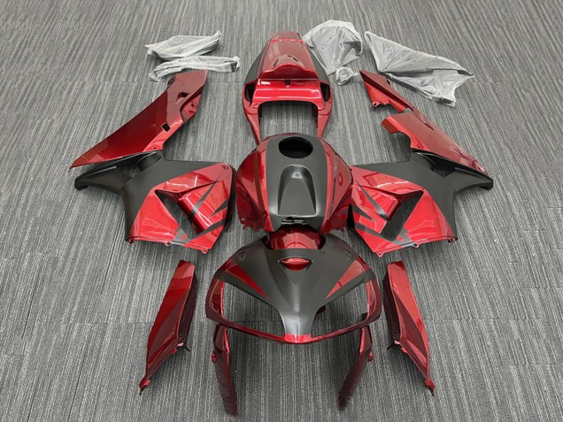 Mejores Carenados Moto Honda CBR600RR 2005-2006 - Rojo Negro