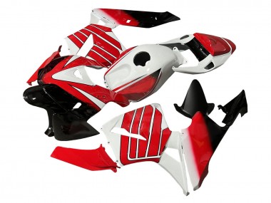 Mejores Carenado Moto Honda CBR600RR 2005-2006 - Rojo Blanco Negro