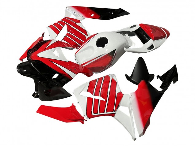 Mejores Carenado Moto Honda CBR600RR 2005-2006 - Rojo Blanco Negro