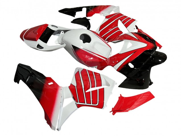 Mejores Carenado Moto Honda CBR600RR 2005-2006 - Rojo Blanco Negro