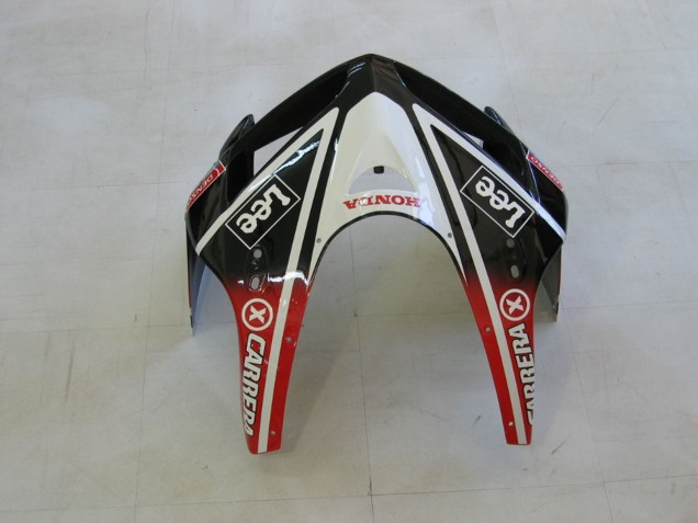 Mejores Carenados Moto Honda CBR600RR 2005-2006 - Rojo Blanco Azul DENSO