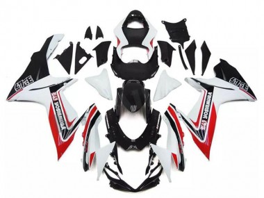 Mejores Carenados Moto Suzuki GSXR 600/750 2011-2024 - Blanco Rojo Negro Alstare