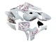 Mejores Carenados Moto Honda CBR600RR 2005-2006 - Blanco Cherry Blossom