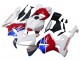 Mejores Carenados Moto Honda CBR600RR 2005-2006 - Blanco Azul Rojo