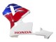 Mejores Carenados Moto Honda CBR600RR 2005-2006 - Blanco Azul Rojo